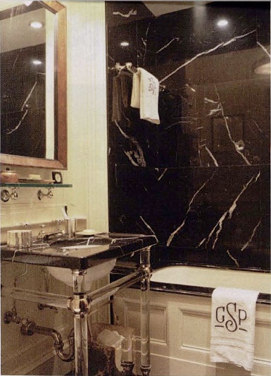 Gil Schafer, classic marble bath