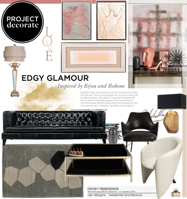 Edgy Glam Home Inspired by Bijou and Boheme