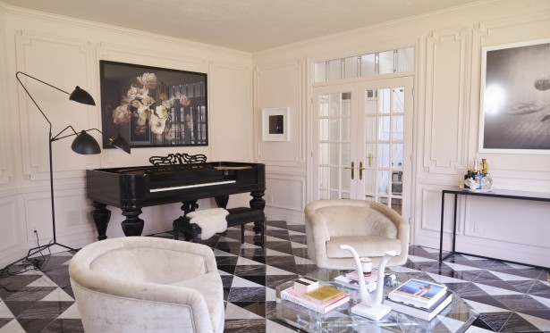 christine dovey piano room one room challenge