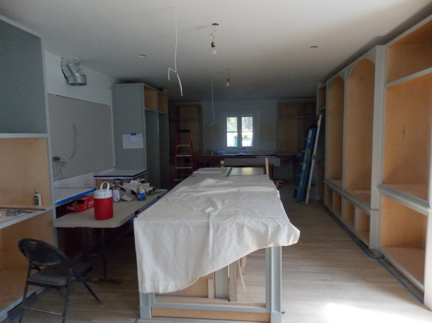 kitchen with color match to farrow and ball lamp room grey project greenbay christine dovey style