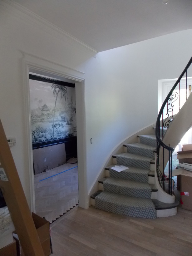 staircase railing christine dovey style project greenbay