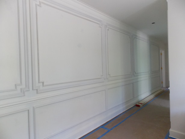 upstairs hallway moulding project greenbay christine dovey style