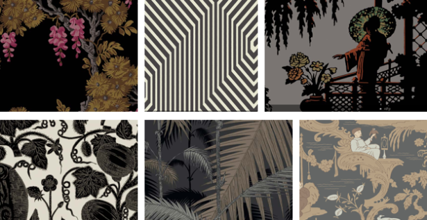 wallpaper options from cole and son christine dovey style