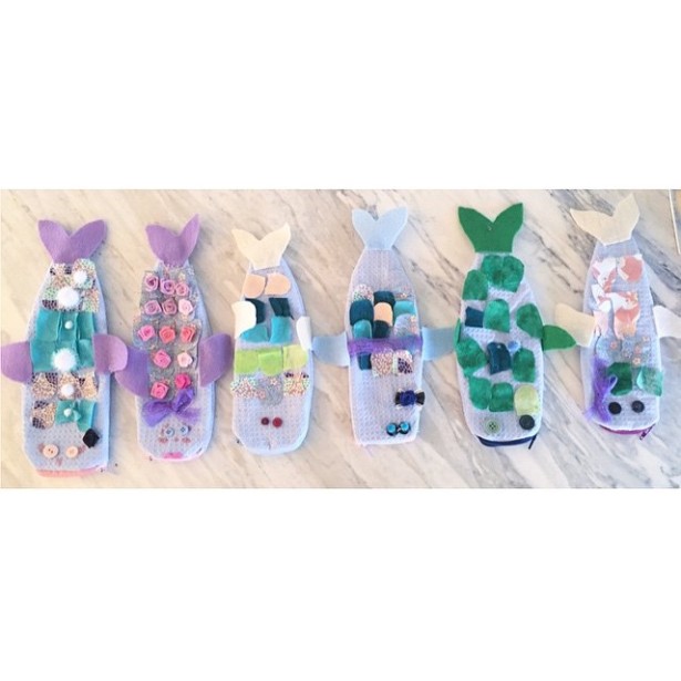 fish party pencil cases christine dovey