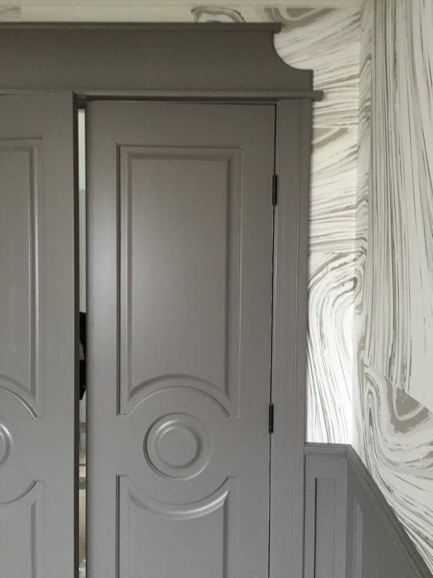 christine dovey one room challenge master bedroom para paint metrie moudling super allen drop it modern wallpaper