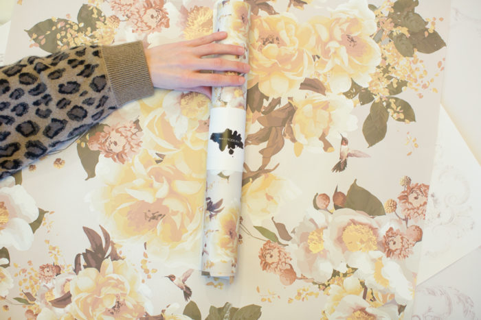 drop it modern wallpaper one room challenge