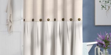 Bathroom Curtain Ideas Background